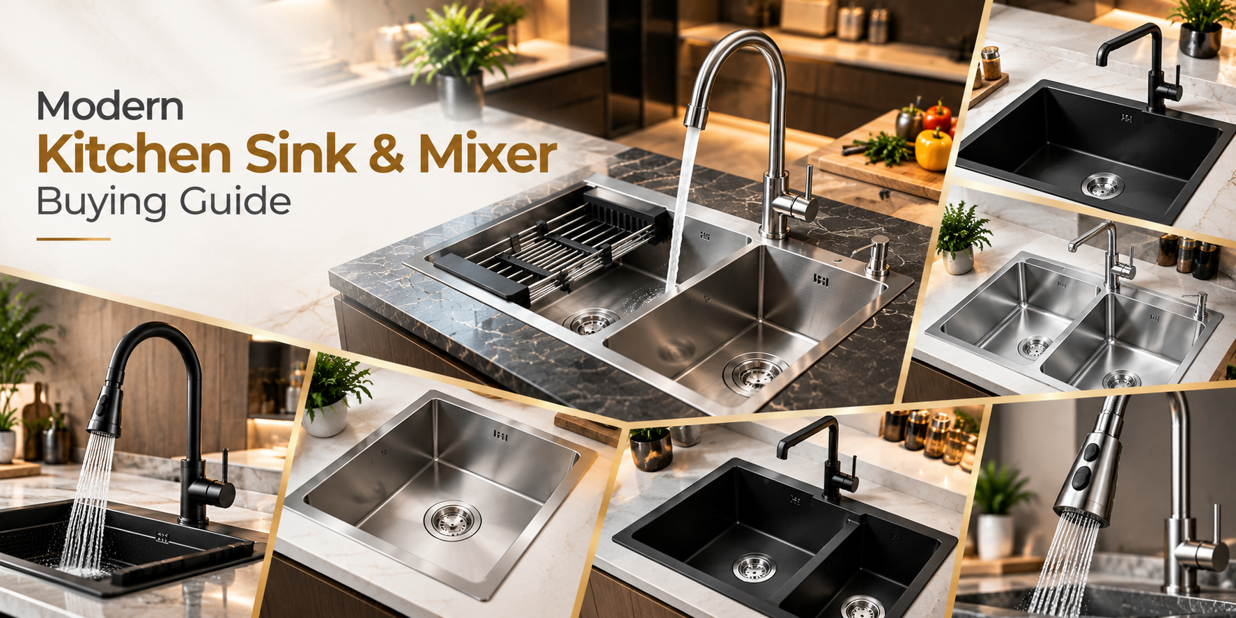 Modern Kitchen Sink and Mixer Guide